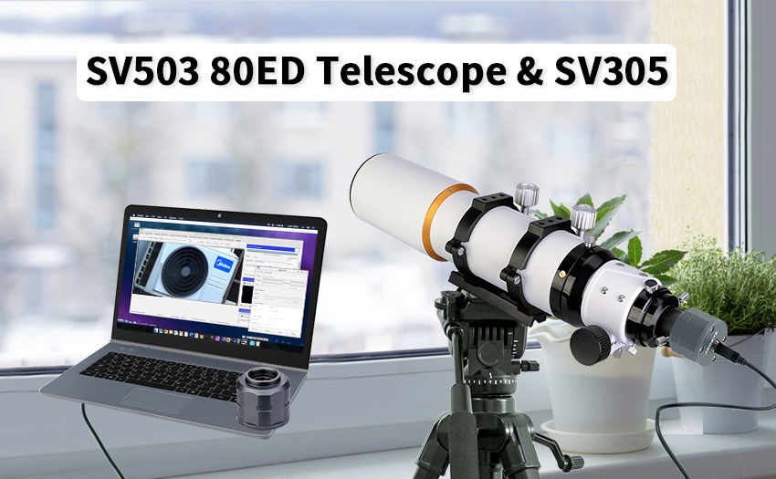 Quick Test of SV503 80 ED Telescope with SV305 Camera